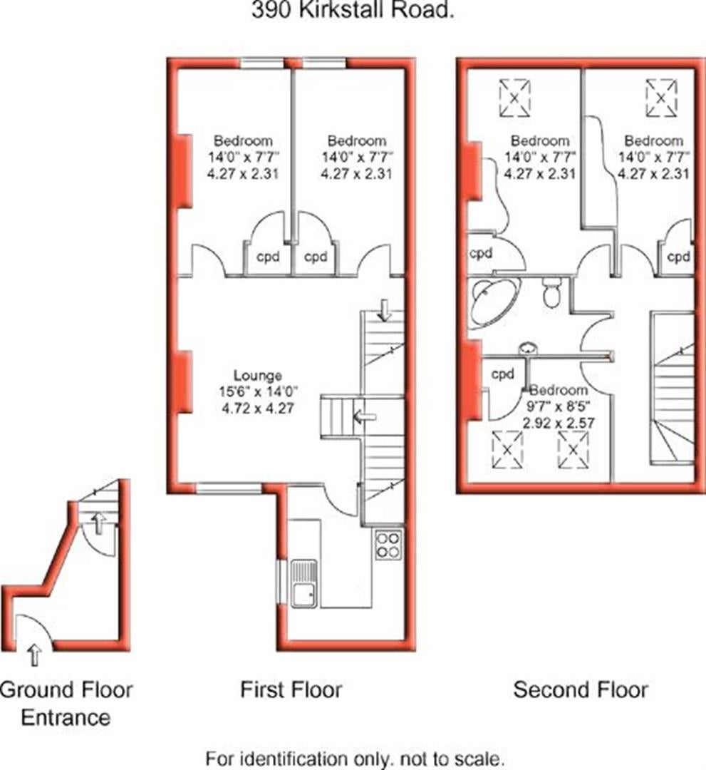 Flat Kirkstall Road in Leeds