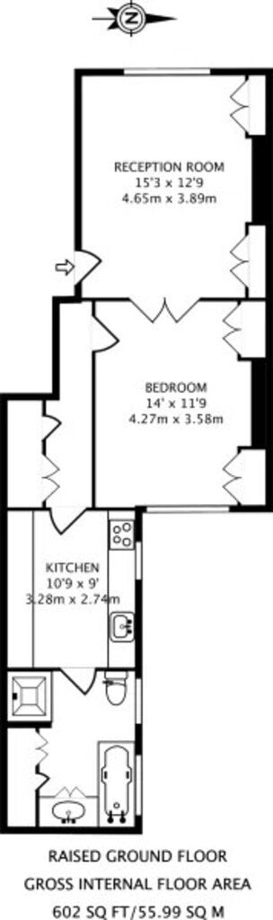 Flat Oakley Street in Greater London