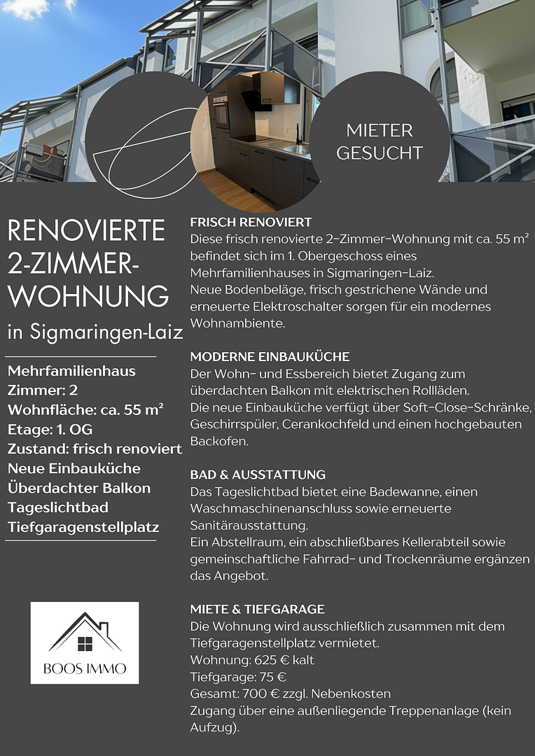 Wohnung Keltenstraße in Bad Saulgau