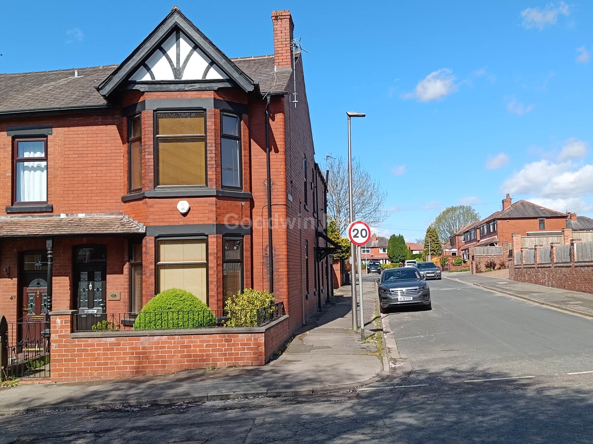 Flat Leigh Road in Wigan