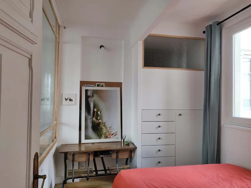 Chambre Rue Charles Nodier à Paris