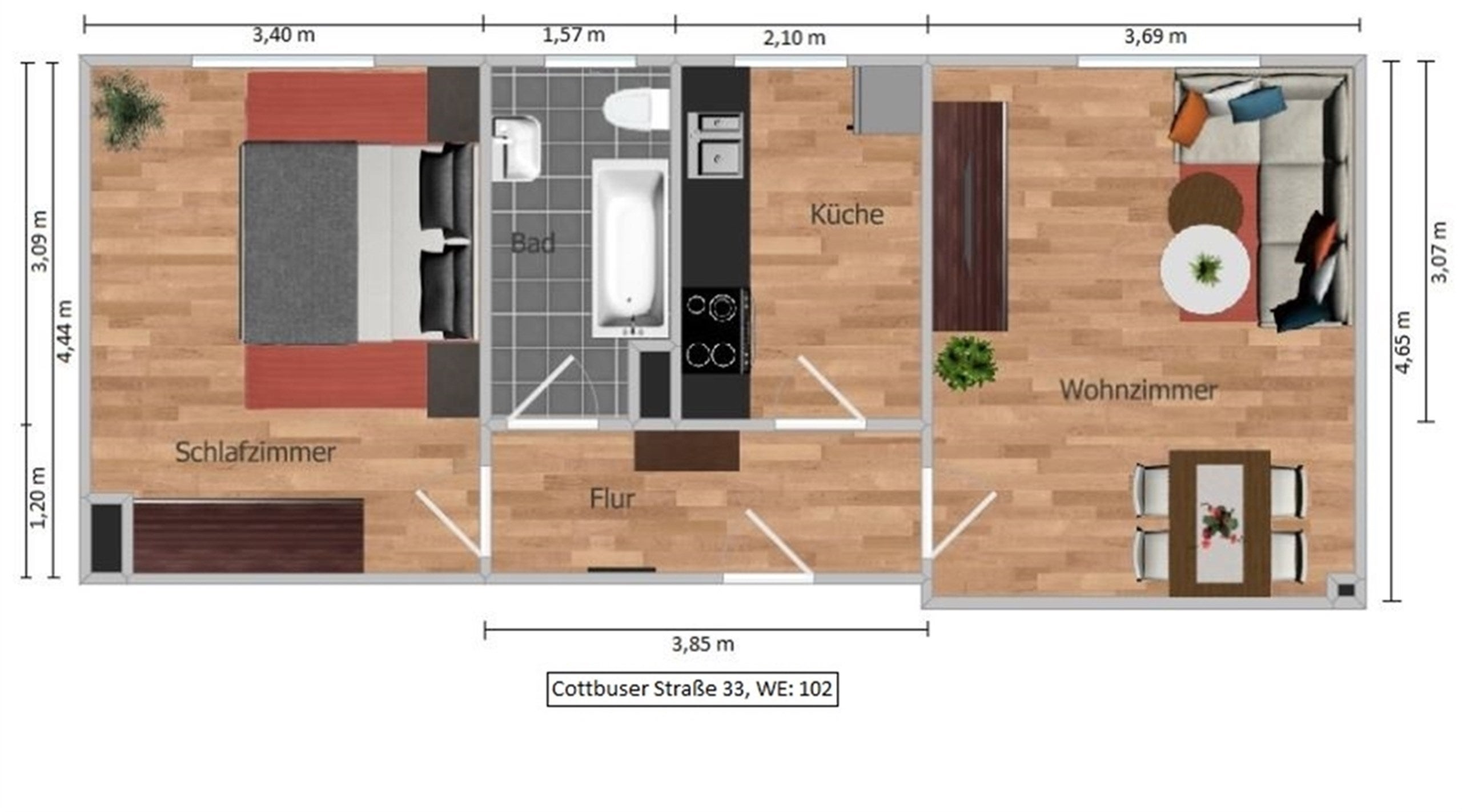 Wohnung Cottbuser Straße in Welzow
