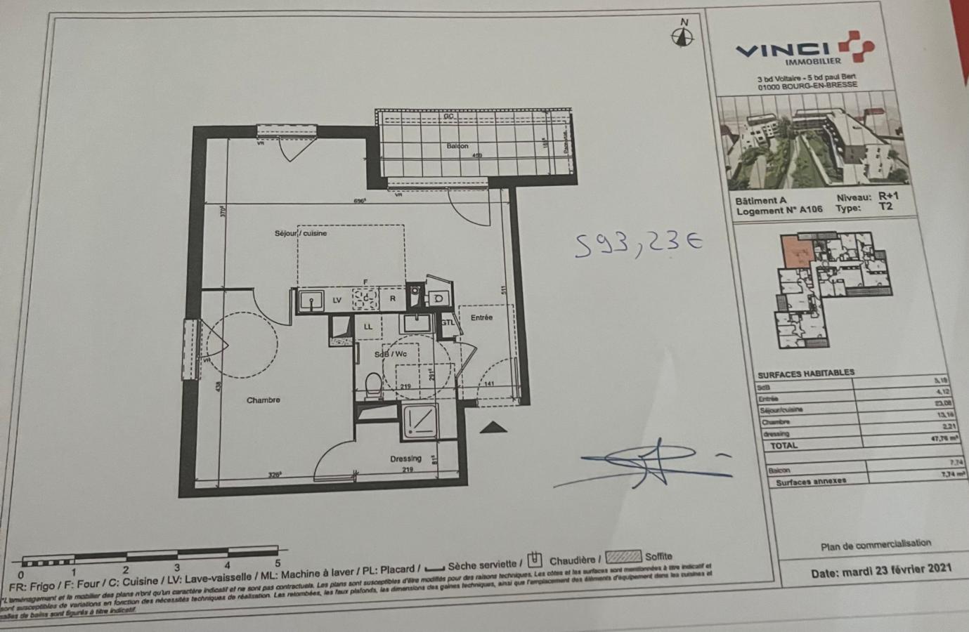 Appartement Boulevard Voltaire à Bourg-en-Bresse