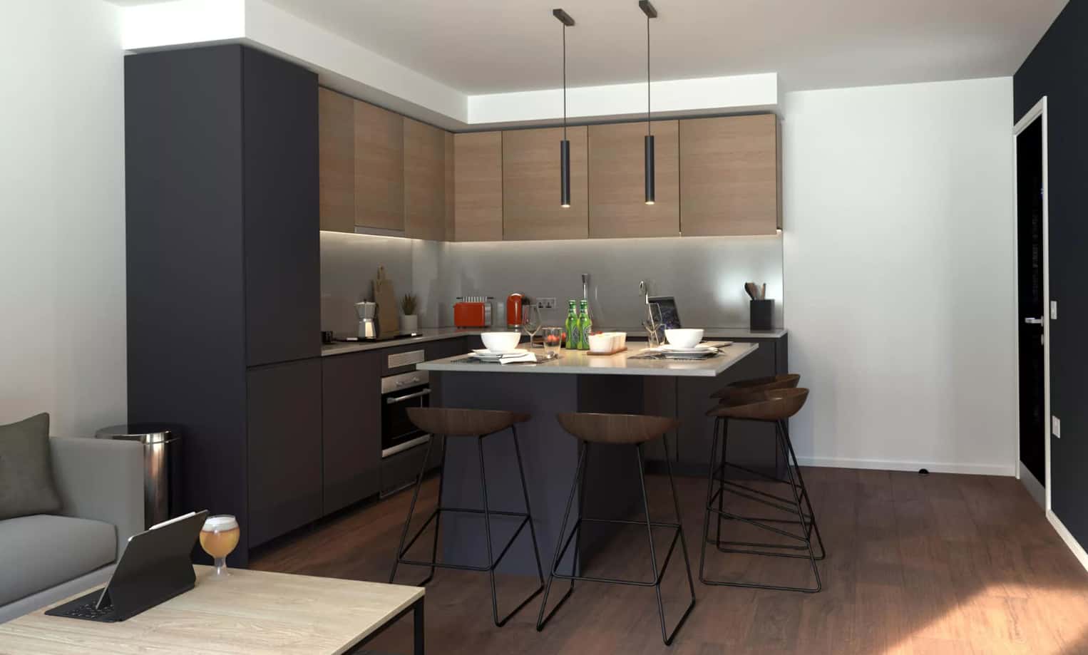 Flat De Montfort Way in Coventry