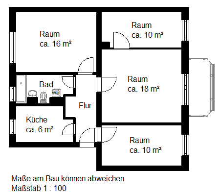 Wohnung Leibnizstraße in Halle (Saale)