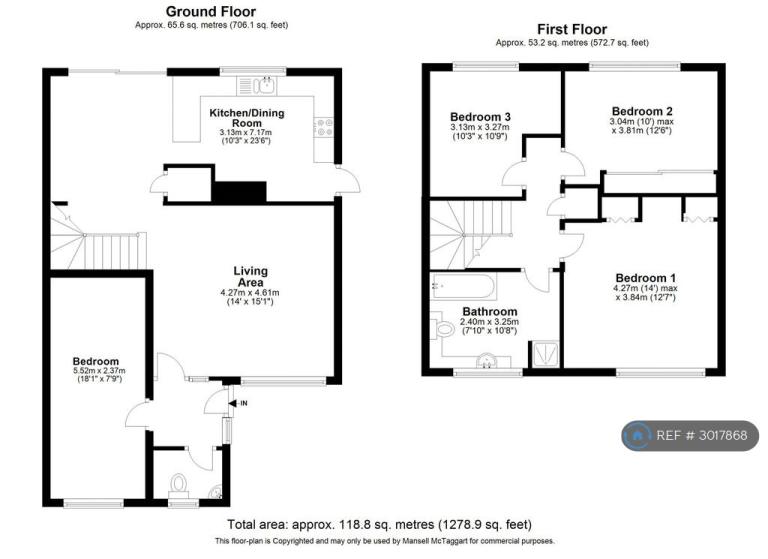 House Feroners Close in Crawley