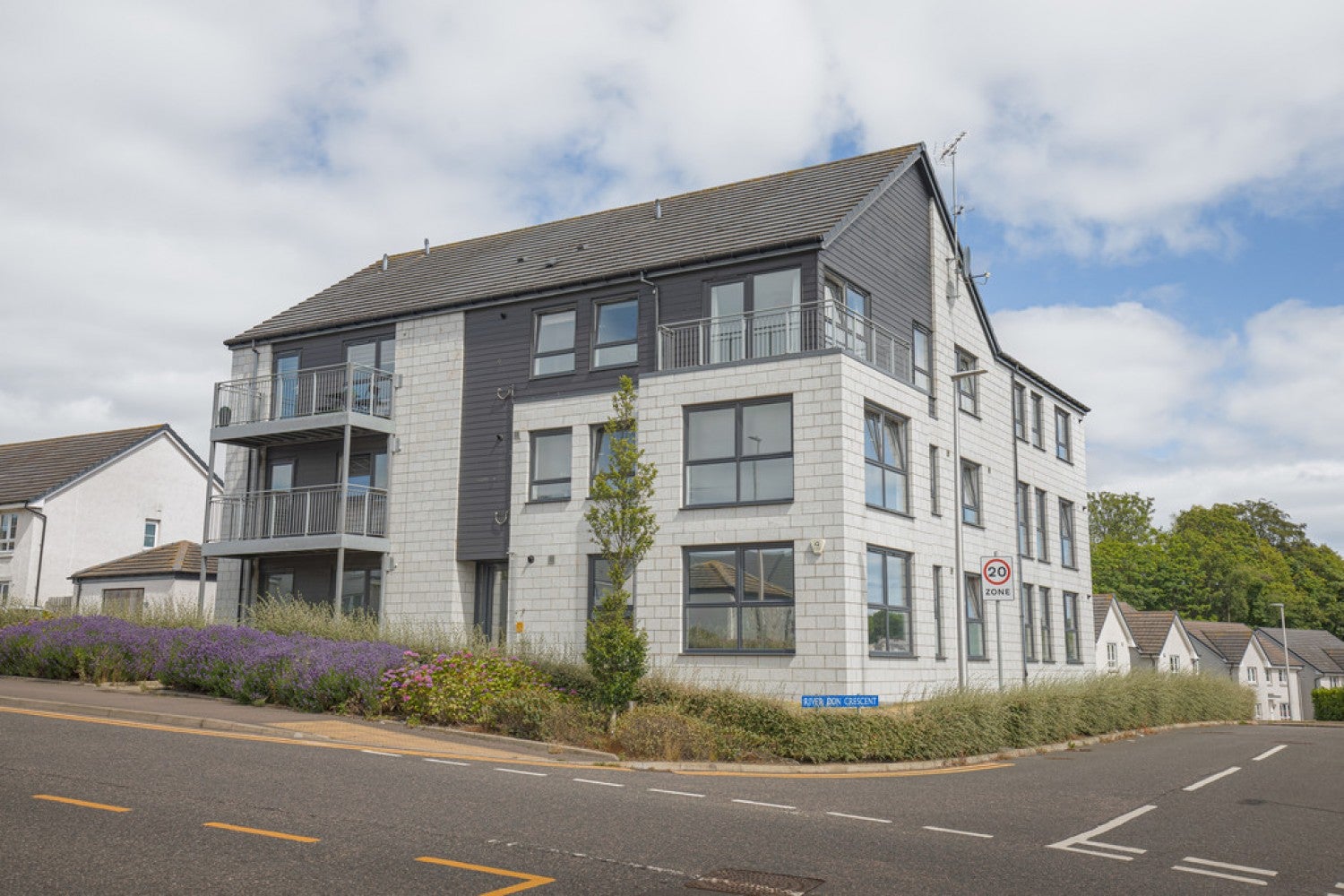 Flat River Don Crescent in Aberdeen City