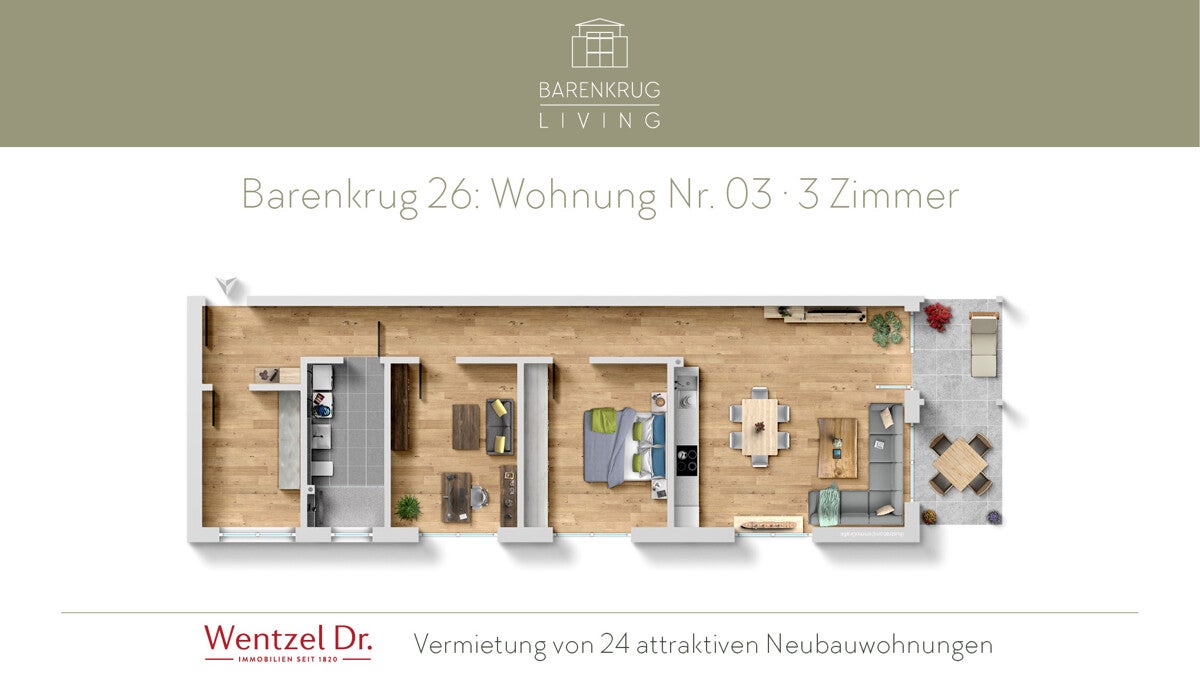 Wohnung Barenkrug in Hamburg