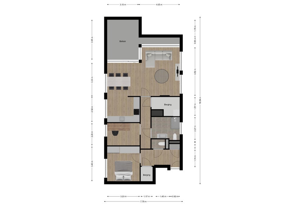 Appartement Stationsweg 77 in Leerdam