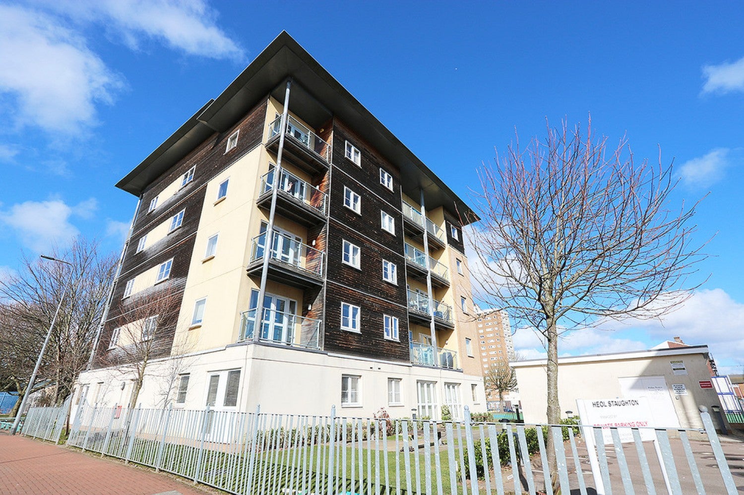 Flat Dumballs Road in Cardiff