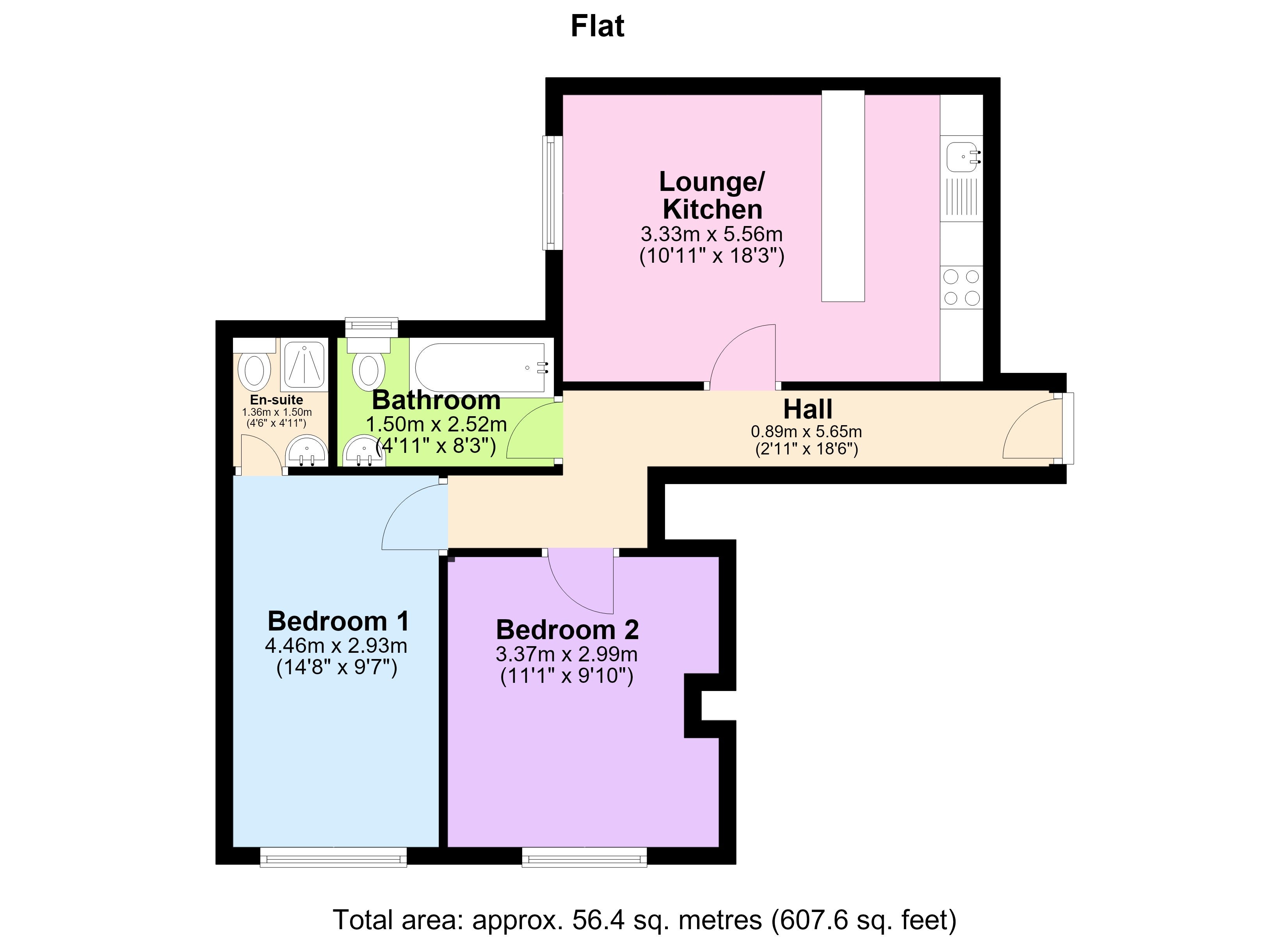 Flat Rose Street in Borough of Swale