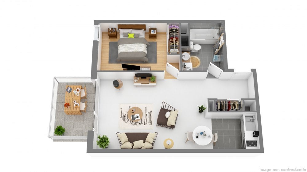 Appartement Avenue Barthélémy Salettes et Jean-Marie Manset à Castanet-Tolosan