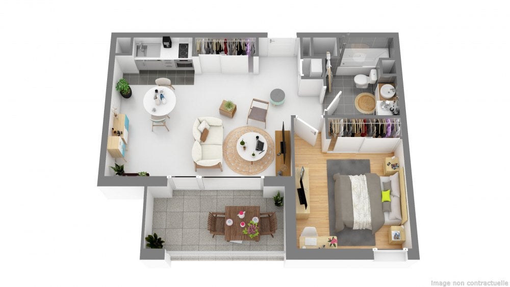 Appartement Avenue Barthélémy Salettes et Jean-Marie Manset à Castanet-Tolosan
