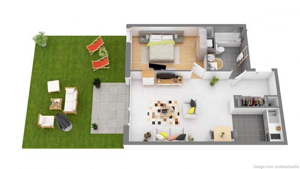 Appartement Avenue Barthélémy Salettes et Jean-Marie Manset à Castanet-Tolosan