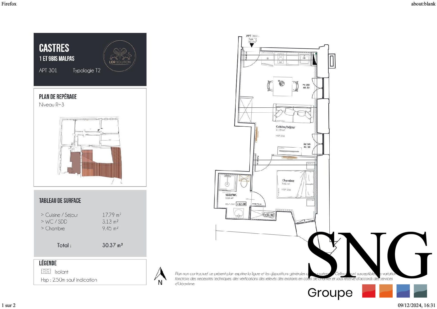 Flat Rue Malpas in Castres