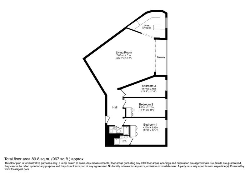 Flat Crowndale Road in Greater London