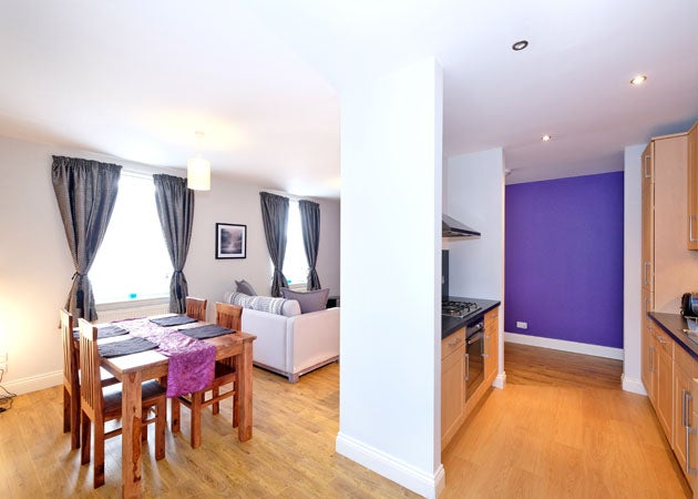 Flat Bon Accord Square in Aberdeen City