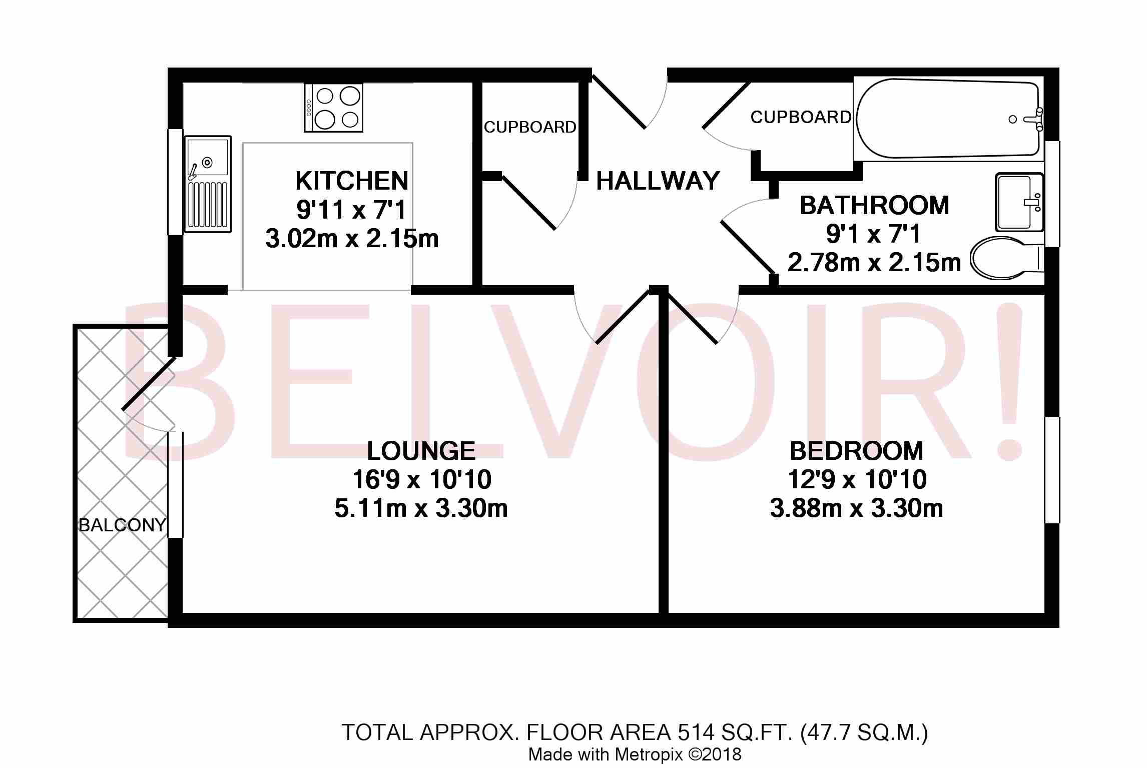 Flat Pear Tree Way in Basingstoke and Deane