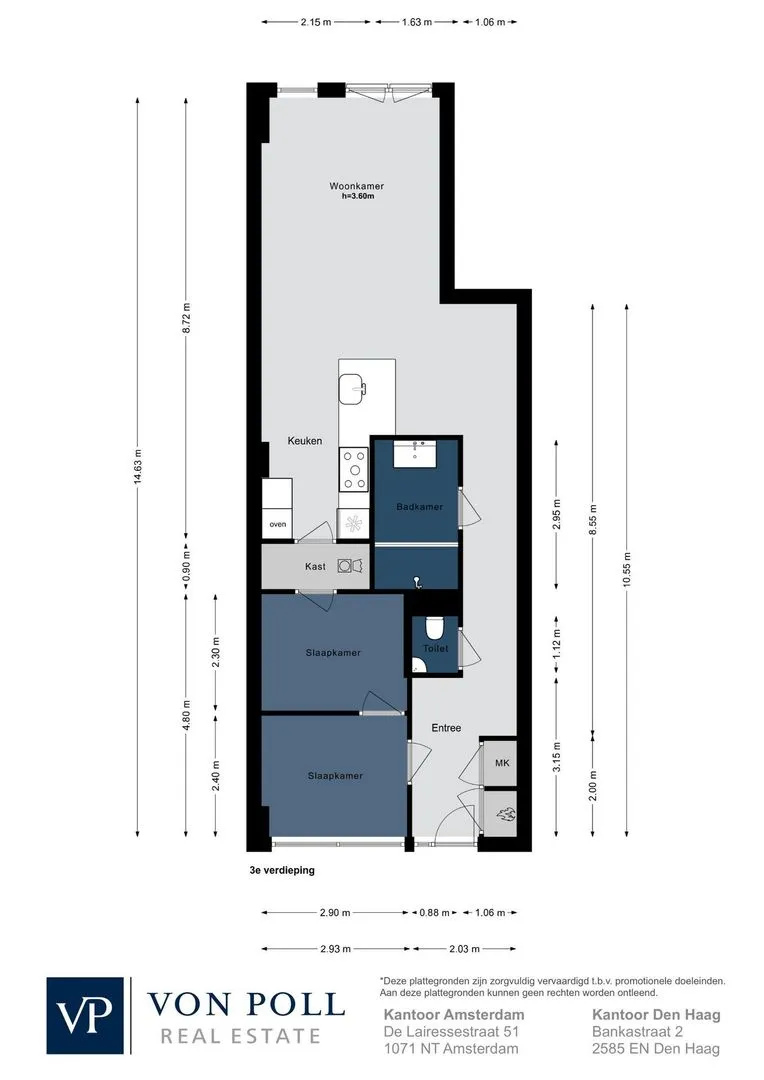 Appartement te koop: Van Oldenbarneveldtstraat 54V, Amsterdam