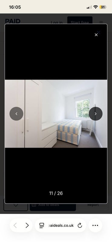 Room Essex Road in Greater London