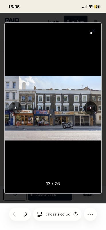 Room Essex Road in Greater London