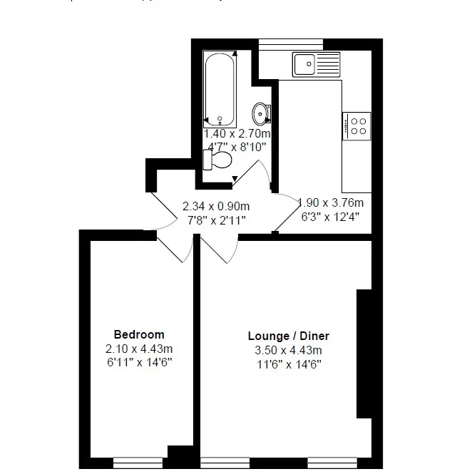 Flat Upper Berkeley Street in City of Westminster