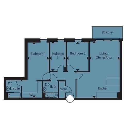 Flat Pomell Way in Greater London