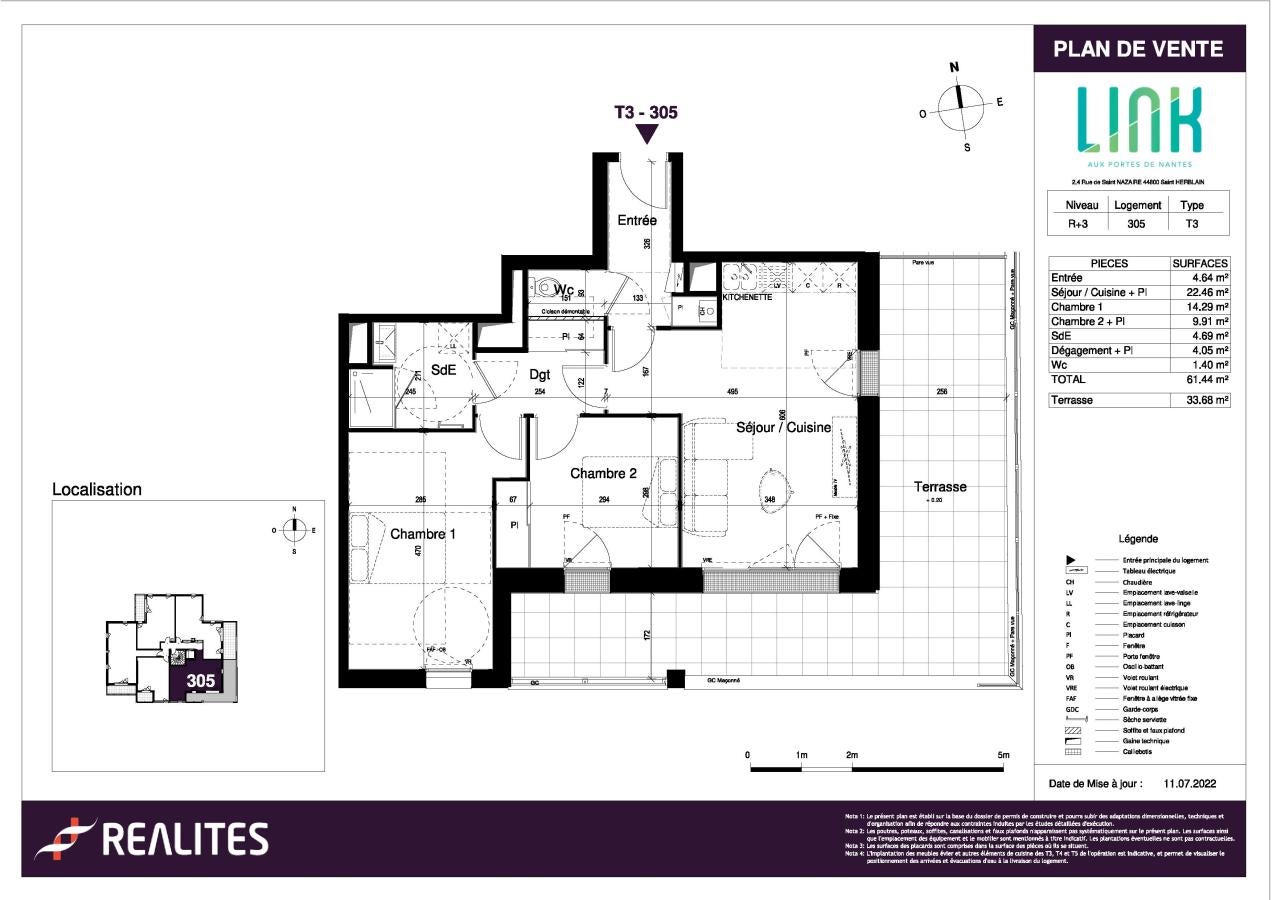 Flat Rue de Saint-Nazaire in Saint-Herblain