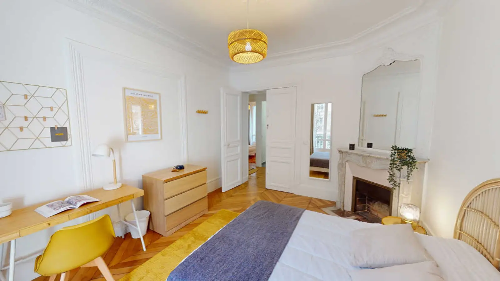 Chambre Rue Chaligny à Paris