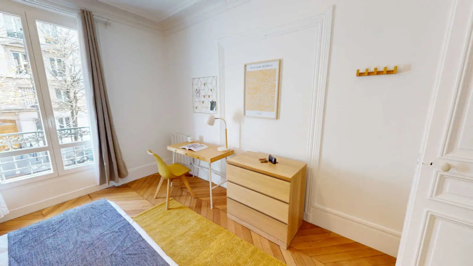 Chambre Rue Chaligny à Paris