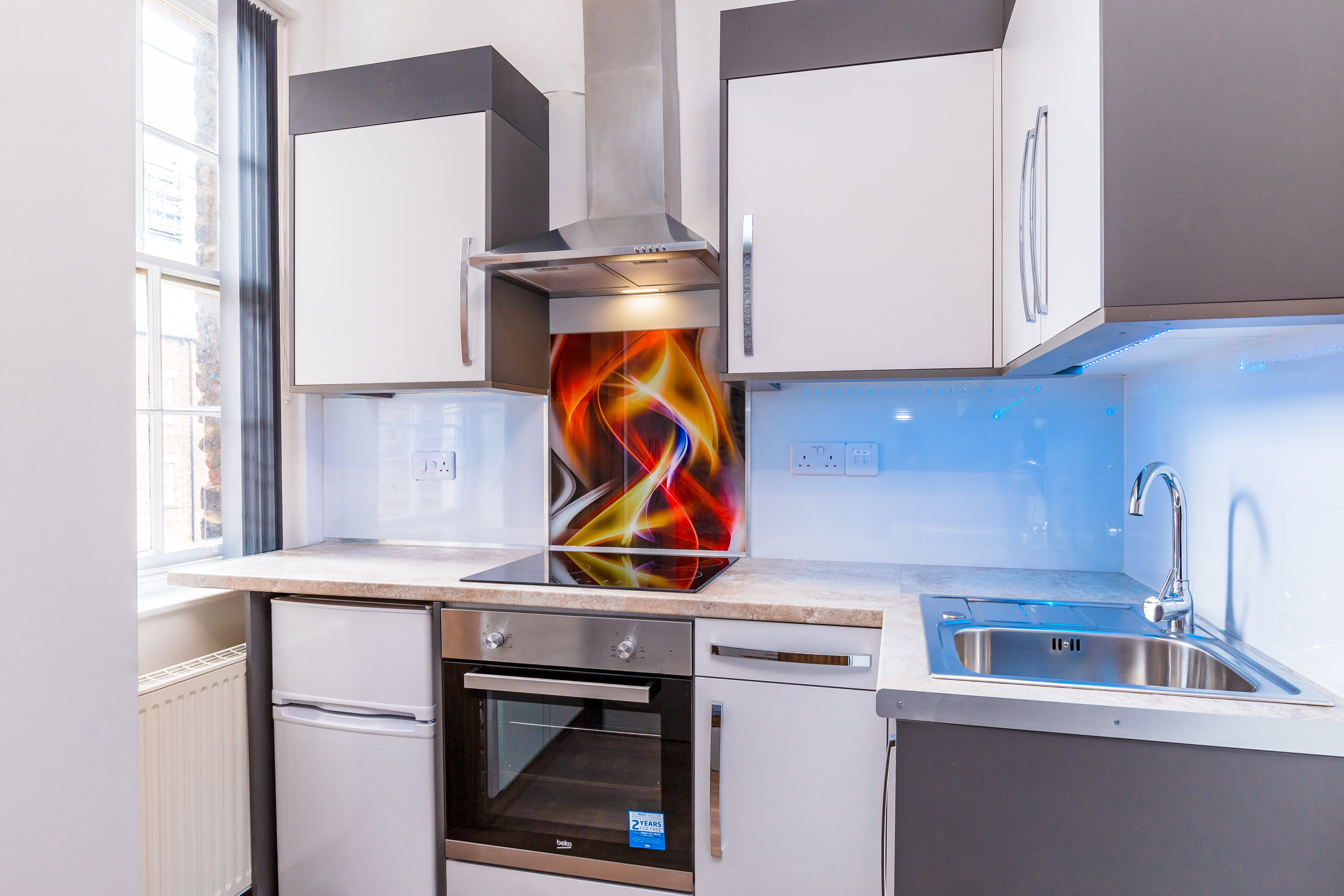 Flat Leazes Terrace in Newcastle upon Tyne