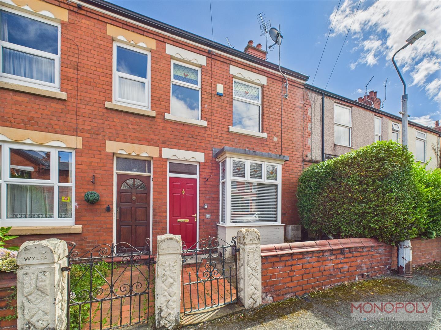 House Court Road in Wrexham