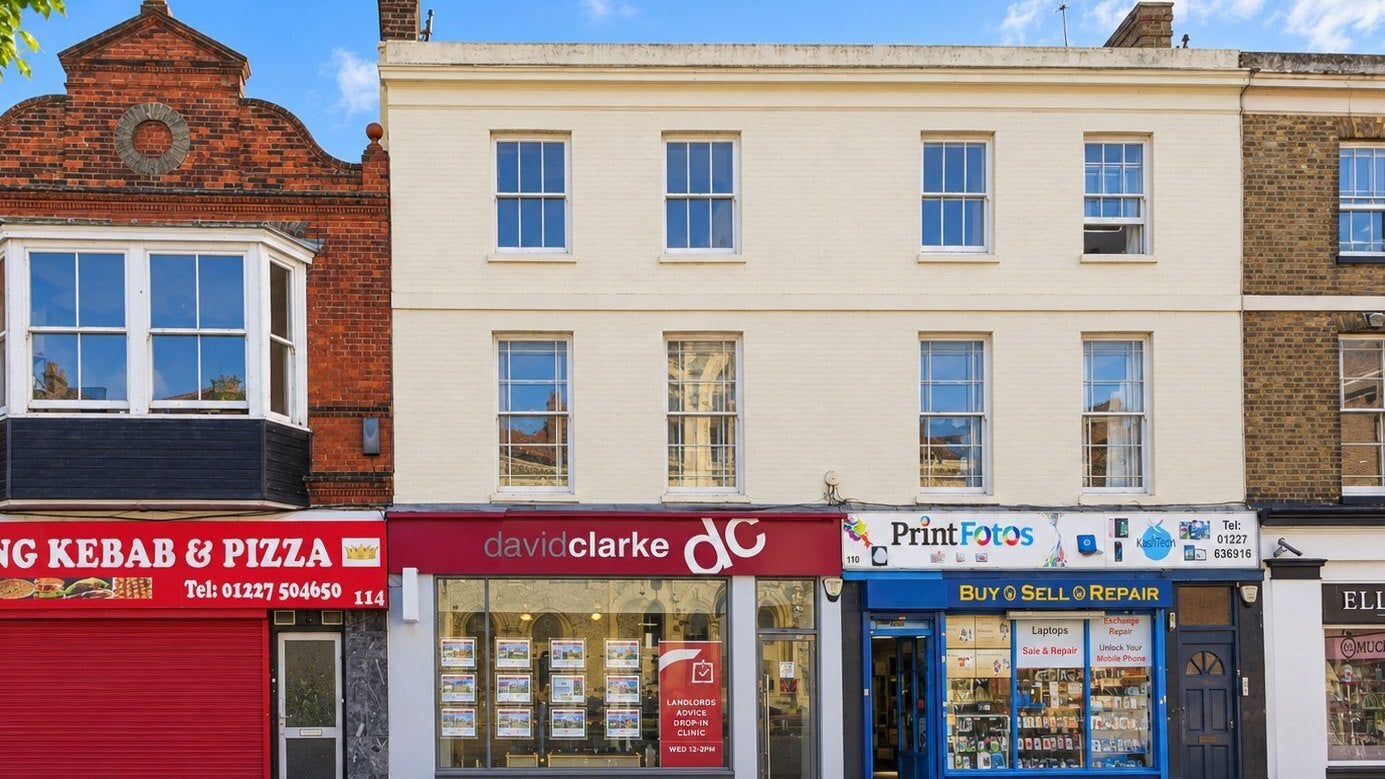 Flat High Street in Canterbury