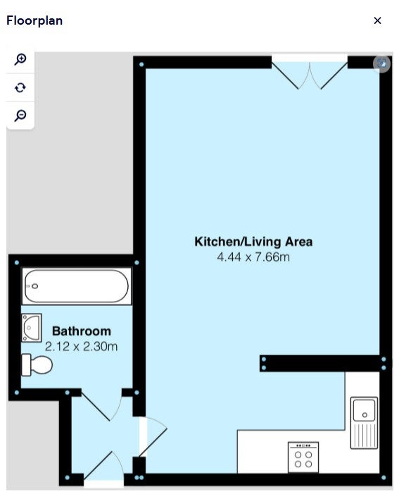 Flat Bromsgrove Street in Birmingham