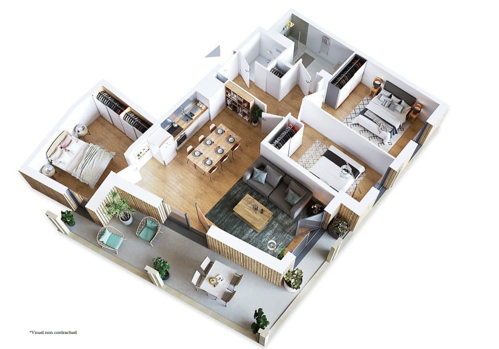 Appartement Boulevard Adrienne Bolland à Avrillé