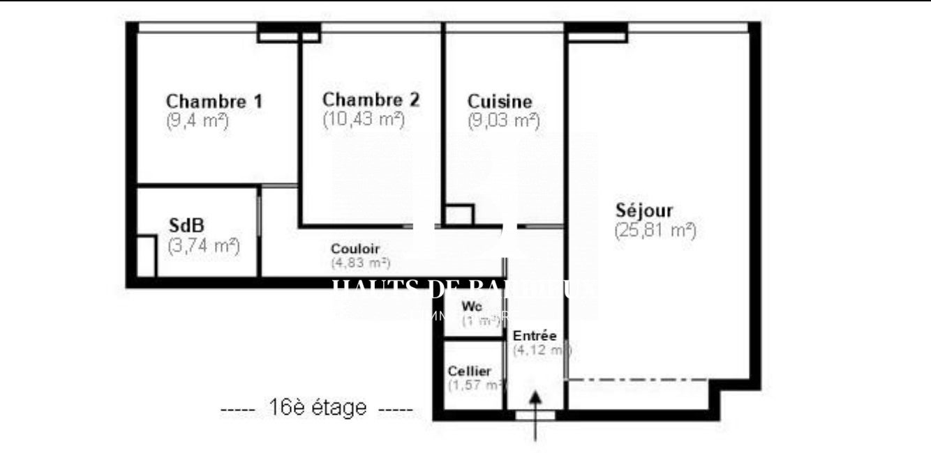 Flat Rue du Coq Français in Roubaix