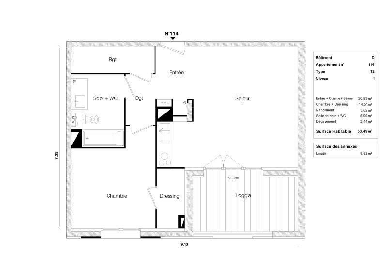 Appartement Route de Revel à Toulouse