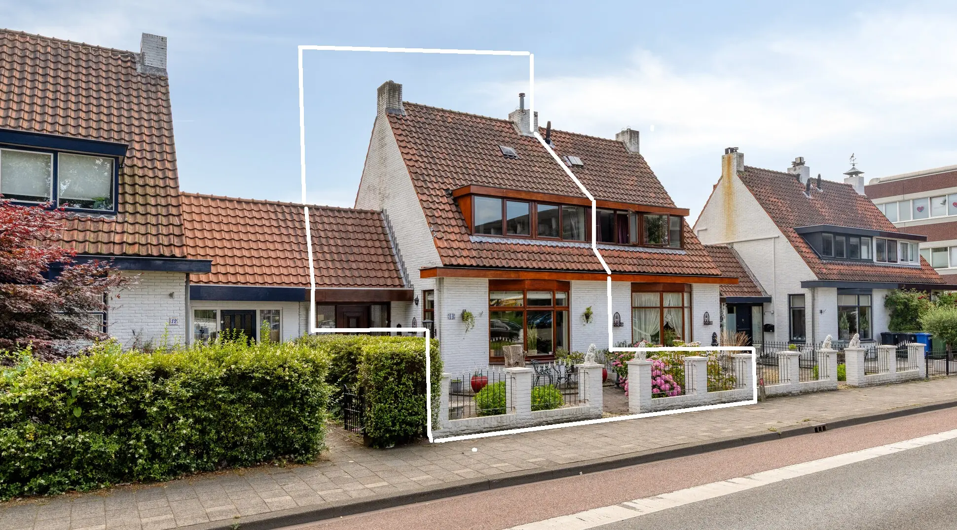 Huis Burgemeester Verduynstraat 14 in Pernis Rotterdam