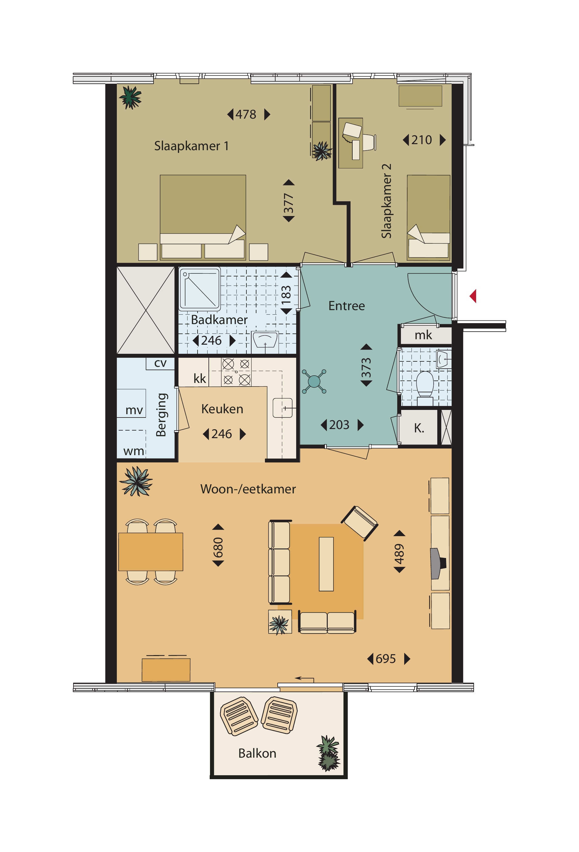 Appartement Pieter Calandlaan 1309 in Amsterdam