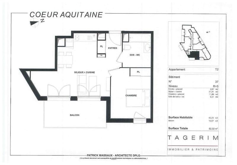 Appartement Avenue Carnot à Cenon