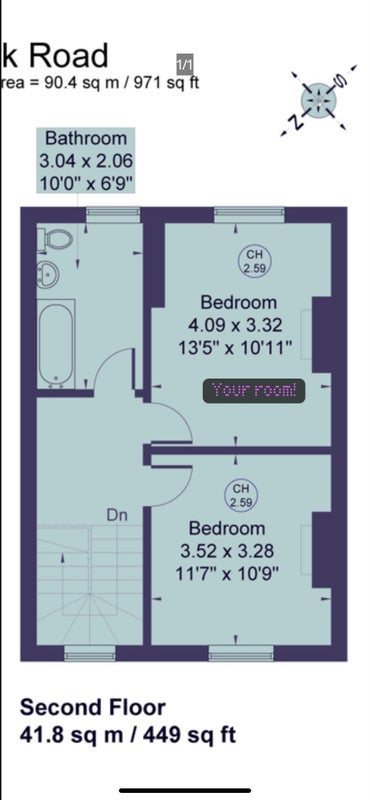 Room Goldhawk Road in Greater London