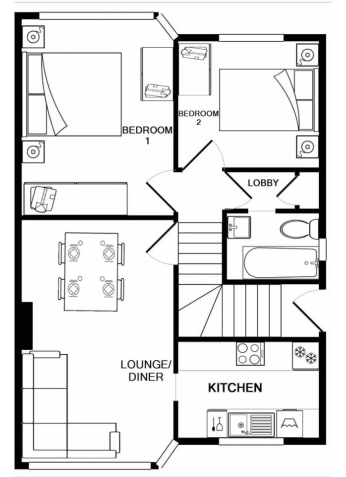 Flat Chauncy Avenue in Hertsmere