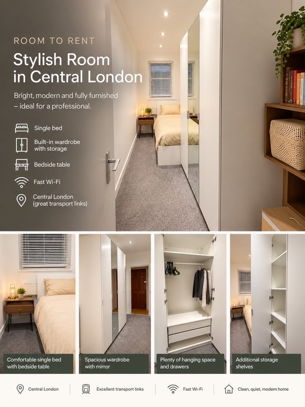 Room Marylands Road in City of Westminster