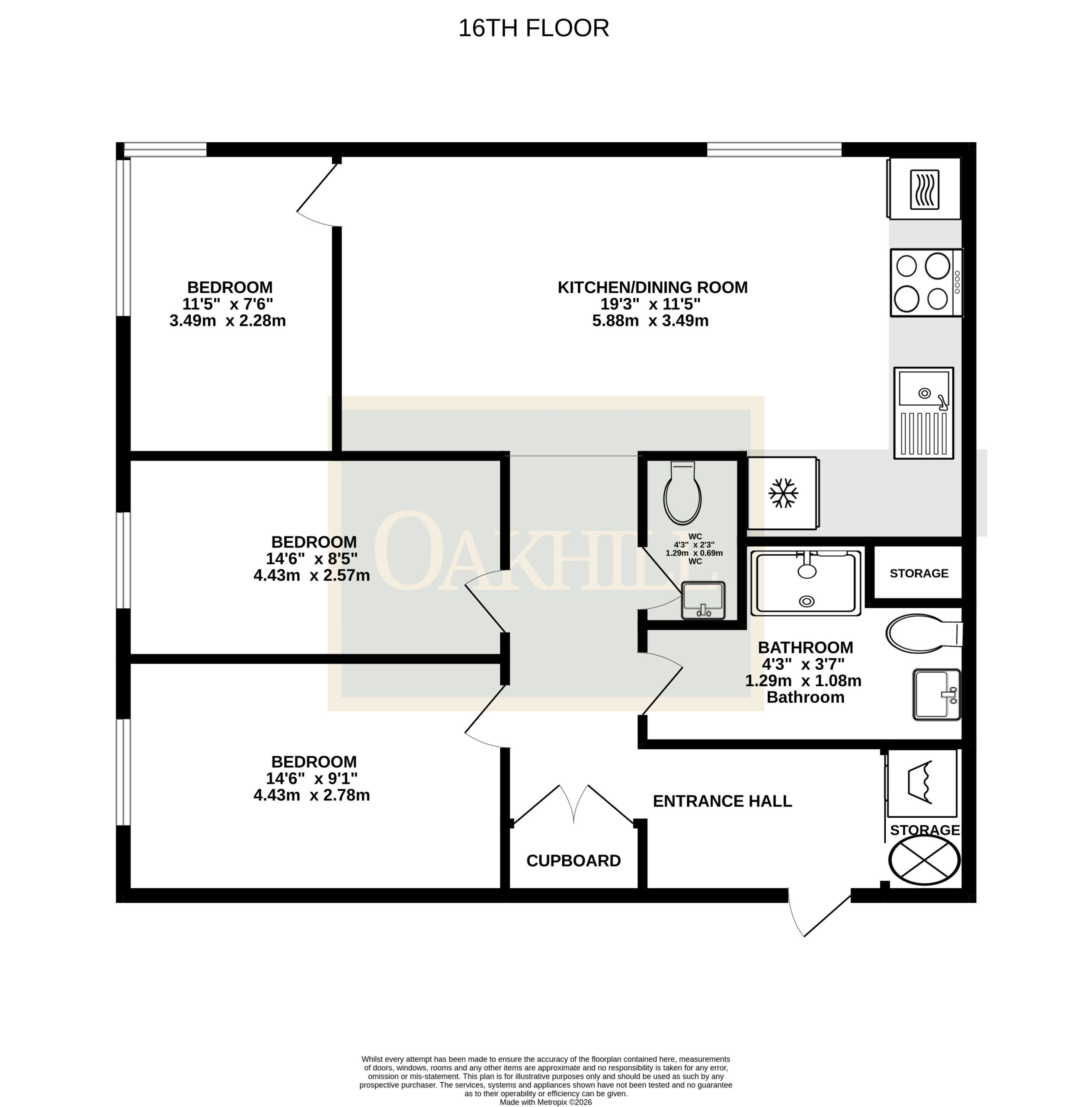 Flat Pump House Crescent in Greater London