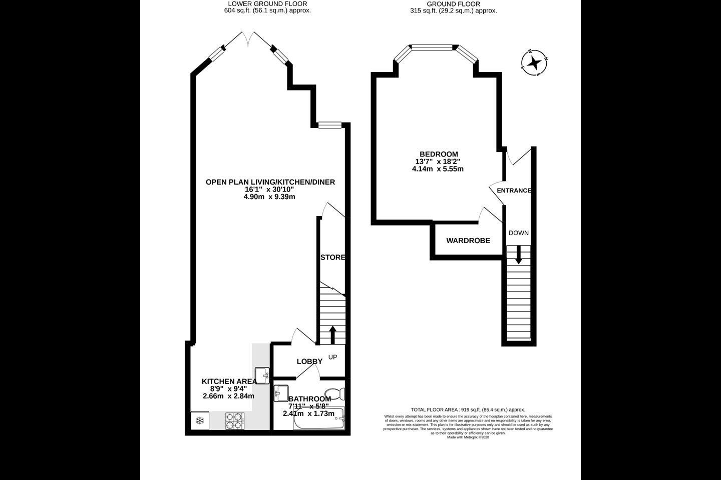 Flat Manchester Road in Greater London