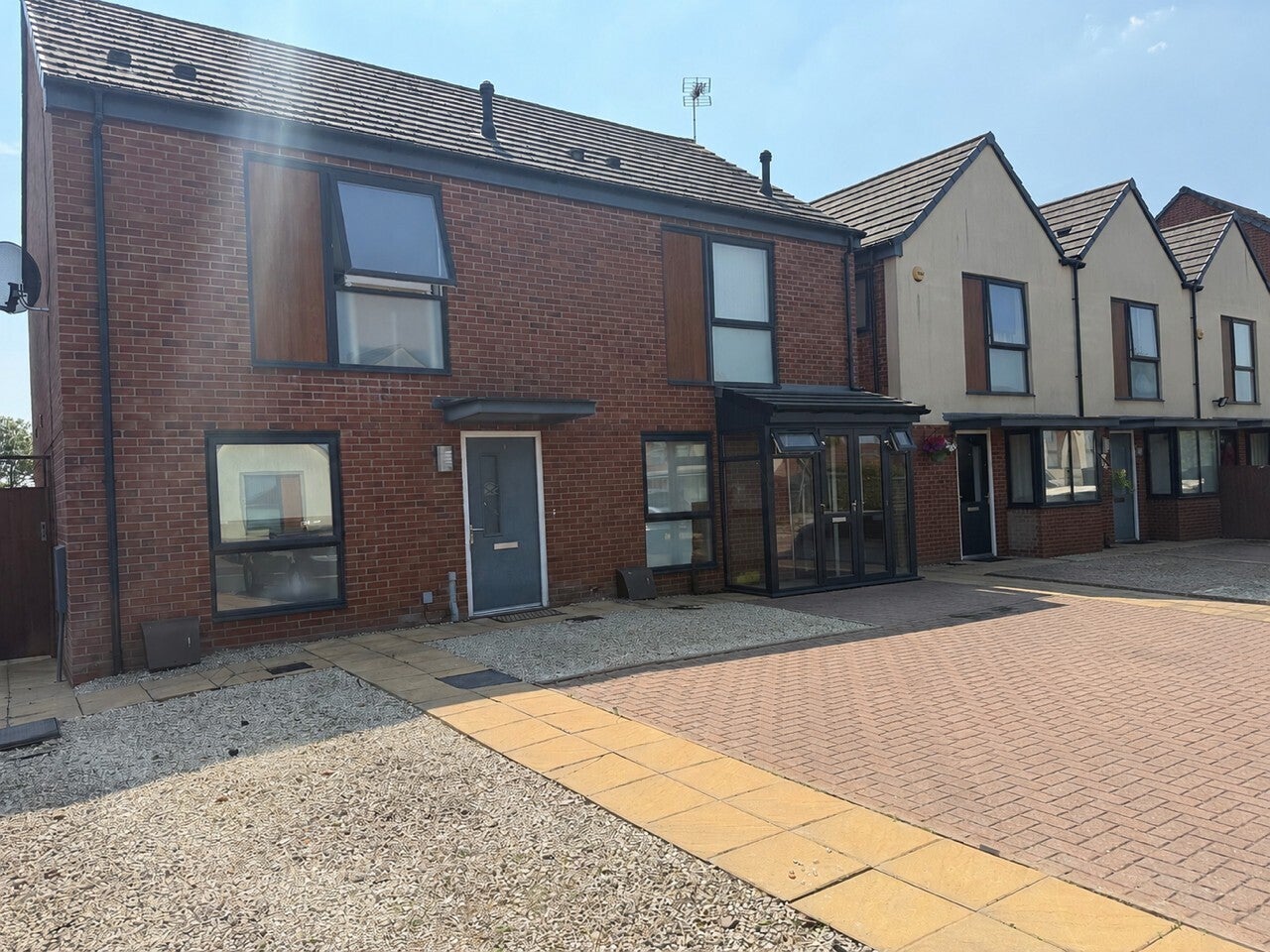 House Change Road in Sandwell