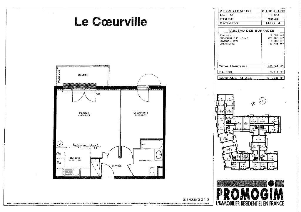 Appartement Rue Jean-Jacques Rousseau à Ermont