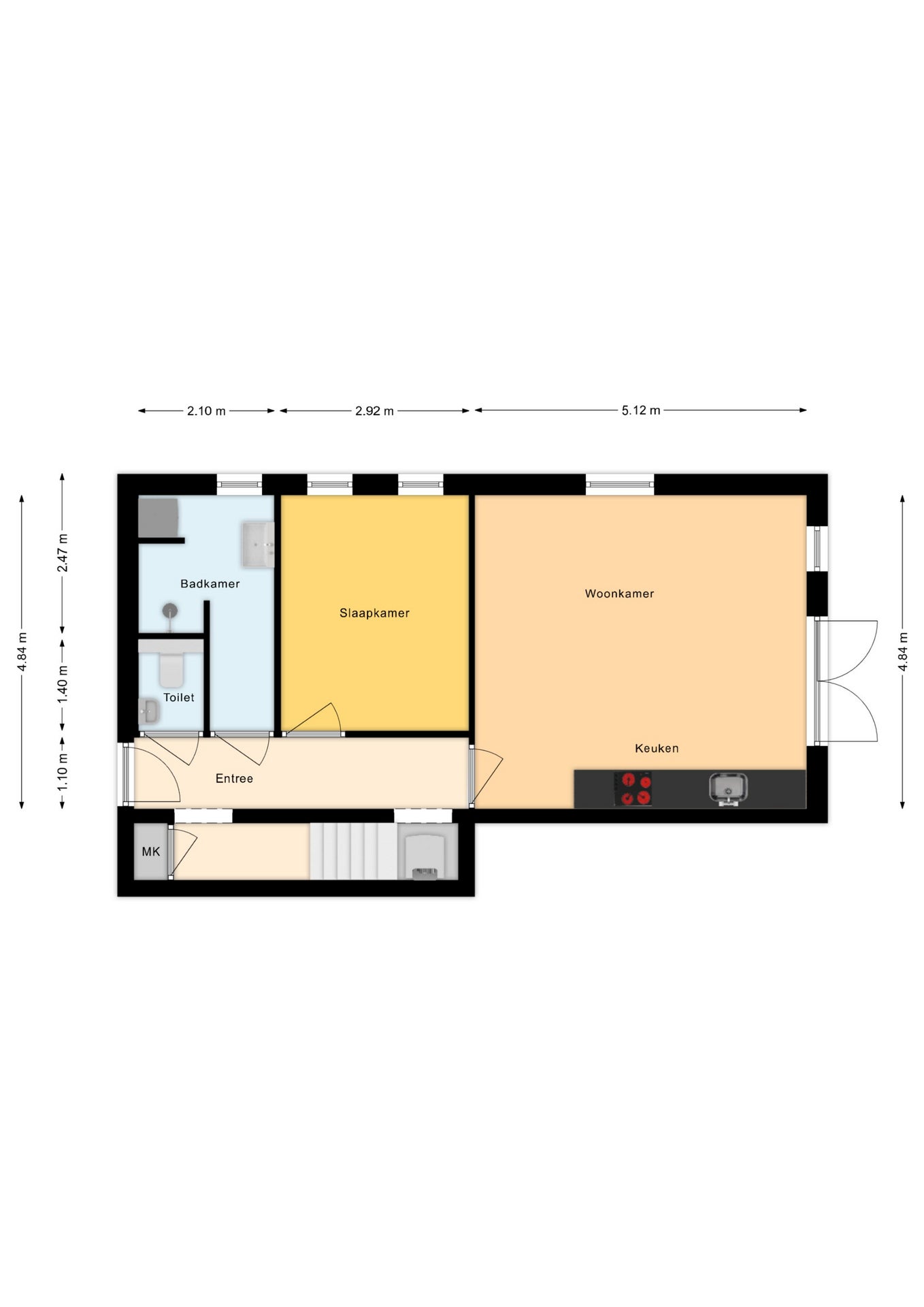 Appartement te koop: Dorpsstraat 19C, Elim
