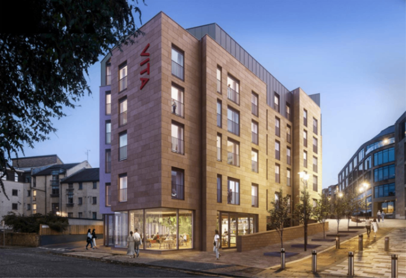 Flat Sibbald Walk in City of Edinburgh
