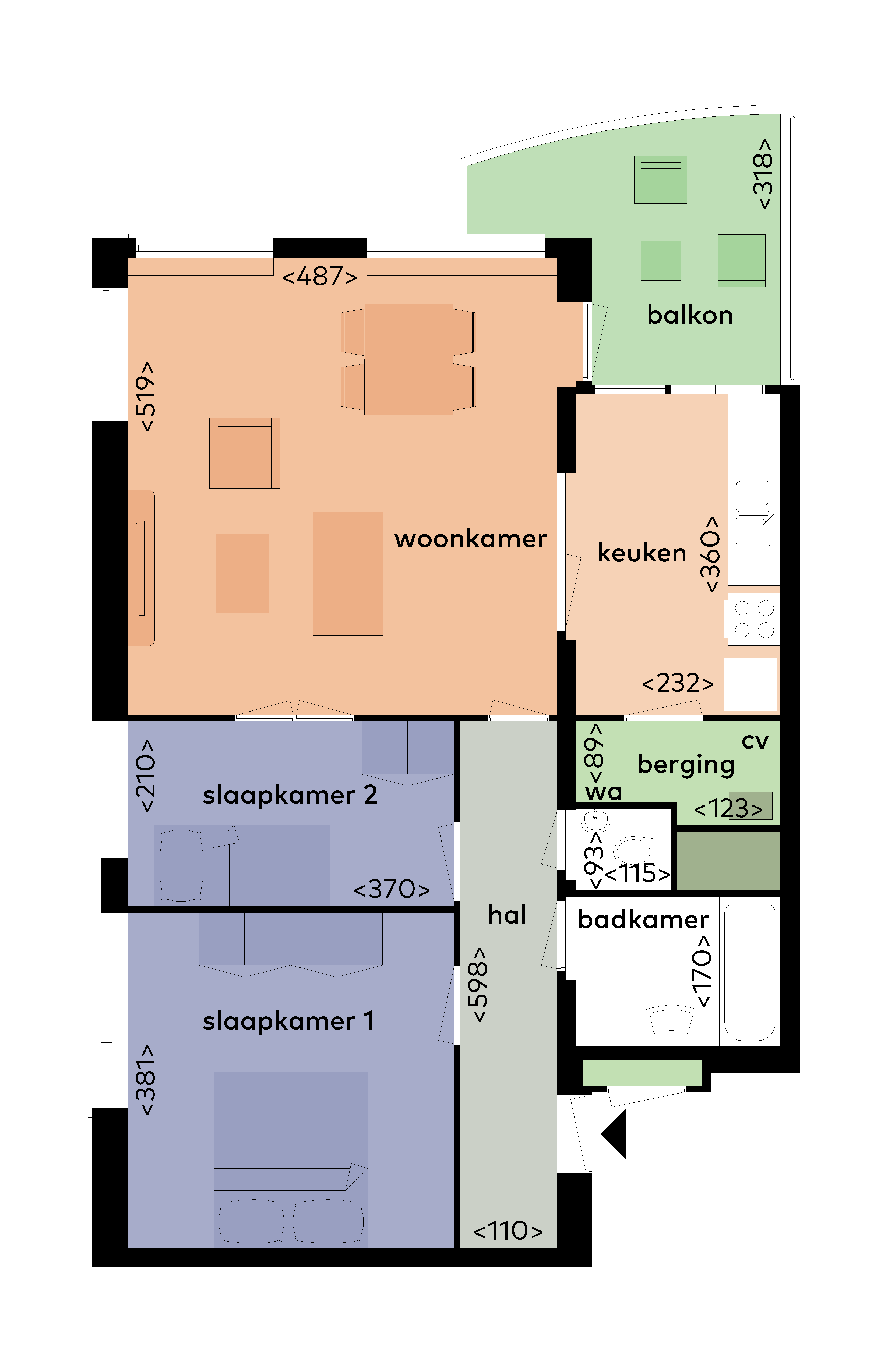Appartement Rudi Bloemgartensingel 23 in Amsterdam